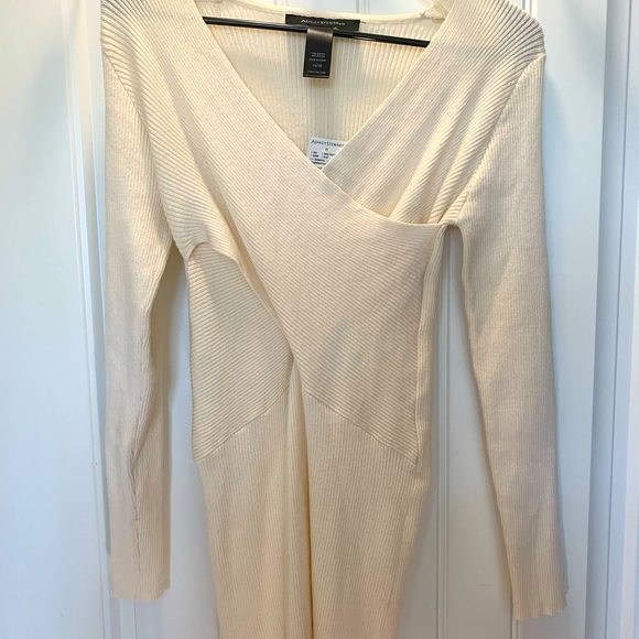 Ashley Stewart Sweaters - Ashley Stewart cream ribbed sweater 14/16